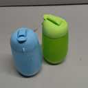 Munchkin Simple Clean Toddler Sippy Cup with Easy Clean Straw, 10 Ounce, 2 Pack, Blue/Green