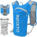 INOXTO Running Hydration Vest Backpack,Lightweight Insulated Pack with 1.5L Water Bladder Bag Daypack for Hiking Trail Running Cycling Race Marathon for Women Men
