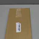 PATIKIL Vintage Wood Perpetual Calendar, Wooden Flip Calendar Turn Page Month Date Display for Desk Office Home Room Decoration, Golden