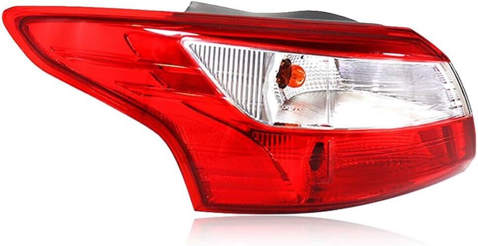 Tail Light Lamp Rear Brake Lamp Stop Indicator Light For Ford Focus Sedan 2012 2013 2014 with Bulb (Left Driver Side)