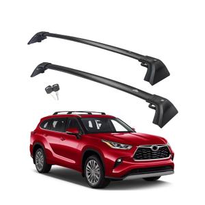 Heavy Duty Roof Rack Crossbar Fits for 2020-2026 Toyota Highlander XLE/XSE/Limited/Platinum/Hybrid, (Not Fit Highlander L/LE/LE HYBRID), Anti Theft Mechanism Lock Max 260 lbs for Snowboards