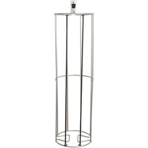 Rubbermaid Garage FastTrack Vertical Ball Rack Satin Nickel Wall Mounted Storage System Holds up to 50 pounds for Home/Garage Silver