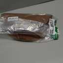 comfoyar Faux Leather Round Placemats with Coasters Set of 6, 13x13 Inch Non-Slip Heat Resistant Dual-Sided Brown Place Mats, Waterproof Table Mats for Kitchen Dining Party Table Decoration