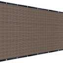 FAIR WIND Shade Cloth 90% Sun Shade Fabric Privacy Screen Shade Cover Patio Canopy with Grommets Shade Net for Garden Outdoor Pergola 10 x 14 FT - Mocha