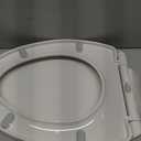 KHE Elongated Toilet Seat 18.5 Inch, Soft Close, White