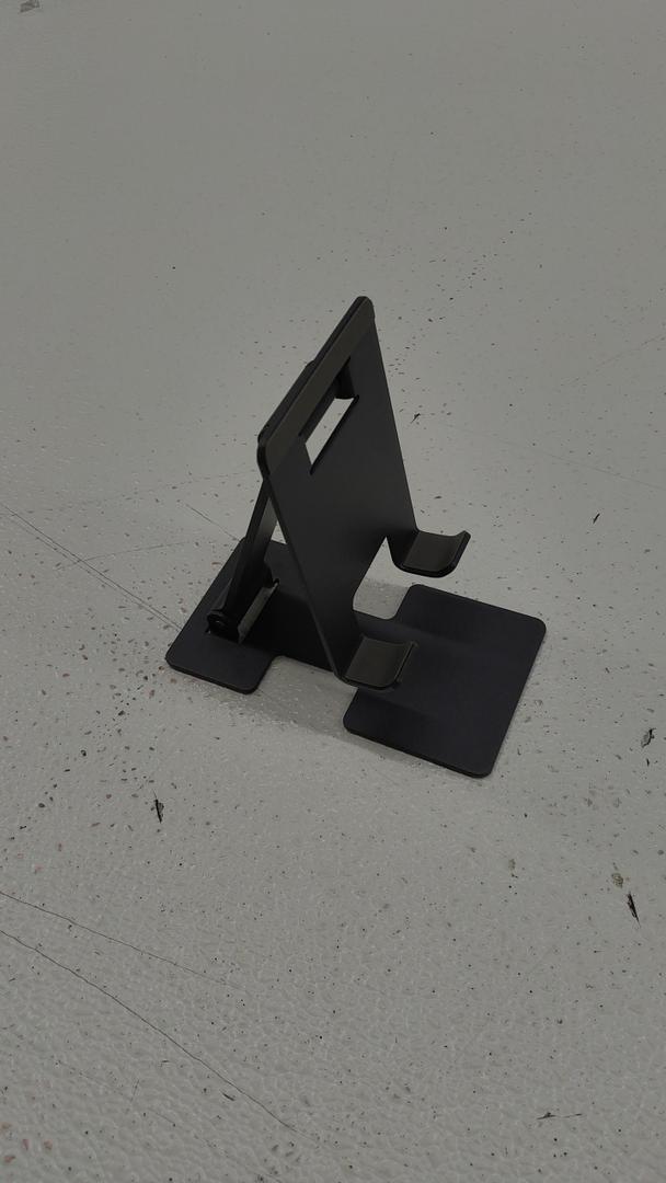 Cell Phone Stand for Desk, Adjustable Desktop Phone Holder Stand, Foldable Moblie Phone Dock for iPhone 15 14 13 12 11 Pro Xs Max Xr X 8 7 6 5 5s SE Nintendo Switch All Phones, Gray
