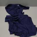 HBQ Women 2 Piece Outfits Summer Sweatsuits Drop Shoulder Tracksuits Biker Short Workout Jogger Sets (X-Large, Dark Blue)