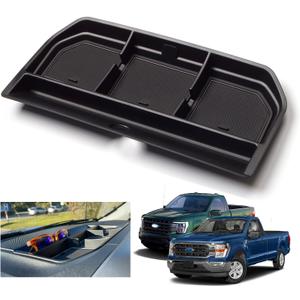 2024 2023 F150 Center Console Dash Storage Tray for 2021 2022 2023 2024 Ford F150 Dash Center Console Tray Ford F150 2022 Accessories F150 Dashboard Storage Organizer Sunglass Holder 2023 F150
