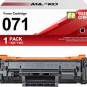 071 Black Toner Cartridge 1 Pack Compatible Replacement for Canon 071 071H Black Toner to Work for Canon imageCLASS LBP122dw LBP122 LBP120 MF270 Mf272dw Mf273dw Mf275dw Printers