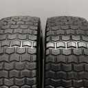 15x6.00-6 Flat Free Lawn Mower Tire and Wheel, Comes with Tire Saver Ramp, 15x6-6nhs Riding Mowers Lawn Tire and Wheel with 3/4" Bearing, 3" Centered Hub, 2 Pack
