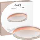 Aqara LED Ceiling Light T1M,Matter Over Bridge,Requires Zigbee 3.0 HUB,RGB+IC with Gradient Effects and 16 Million Colors,40W 3450lm,2700-6500K Tunable White,Supports HomeKit,Alexa and IFTTT, 19.49 inches diameter, 2.96 inches height