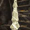 Halloween Decorations Outdoor - 70 Inch Hanging Corpses Props Scary Skeleton Body Inside Spider Web Halloween Yard Indoor & Outdoor Decor Halloween Party Favors Haunted House Decorations