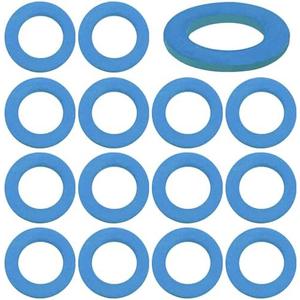 15 Pcs Lower Unit Drain Plug Seal Gasket, 3/8-16 Gearcase Lube Oil Drain Screw Washer Replacement Compatible with Mercury Outboard Evinude Mercruiser Outdrive Tohatsu Mariner Outboards 12-19183-3,Set of 3