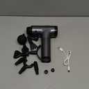 OLsky Massage Gun Deep Tissue, Handheld Electric Muscle Massager, High Intensity Percussion Massage Device for Pain Relief with 9 Attachments & 30 Speed(Grey)