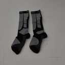 Alpaca Wool Ski Socks - Made in USA, Winter Weather Lightweight Skiing and Hunting Socks for Men and Women (Medium, Black)