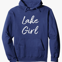 Lake Girl - Pullover Hoodie Size Large