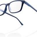 Prospek Blue Light Blocking Glasses Clear Lens for Office&Work, Yellow/Amber Lens - Evening Use, Reduce Eye Strain, Unisex