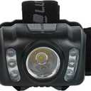 LUXPRO LED Headlamp - Bright 300 Lumen Head Lamp for Outdoors, Camping & Hiking - 6 Light Modes White, Green & Red Light - IPX4 Waterproof - Adjustable Headband - LP345V2 - Batteries Included