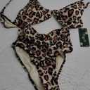 Blooming Jelly Womens One Piece Swimsuit Tummy Control Bathing Suit Sexy Flattering Cheeky High Cut Out Cute Ladies Swimwear (Small, Leopard)