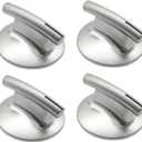 74010839 Surface Burner Knob Replacement Part fit for Jenn-Air Stove/Range - Replaces for WP74010839, 7737P372-60, AP4100128, PS2088183, 74010839 4 Pack