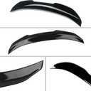 KHK G20 Trunk Spoiler, Glossy Black Car Rear Trunk Tail Spoiler, PSM Style Rear Wing Spoiler Fits for 2019-2024 BMW G20 3 Series 330i M340i and G80 M3 All Models