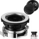 Garbage Disposal Sink Flange Kit with Garbage Disposal Stopper and Splash Guard, Garbage Disposal, Compatible with Waste King EZ Mount, Whirlaway and GE Models Garbage Disposal