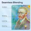 36 Pack Colored Pencils for Adult Coloring Books, Soft Core, Art Drawing Pencils for Artists Kids Beginners, Coloring Pencils Set with Sharpener for Coloring, Sketching, Painting