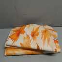 Autumn Maple Leaves Print 3 Piece Bath Mat Set Non-Slip Bathroom Mats Contour Toilet Cover Rug for Tub Shower Room Decor (One Size)