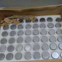 Accguan 2oz Mason Jars,Ginger Shots Bottles with Silver Lids,Glass Yogert Jars,Candle Jar,Honey,Jam,Jelly,Spice,Wedding Favors,Shower Favors(48pcs)