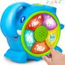 Musical Toy for Kids 1, 2 Year Old Boys Girls, Montessori Educational Learning Toy with Sound, Lights & Shape Sorter for Toddler Age 1-2, First Christmas 1st Birthday Gift for Baby 12-18 Months