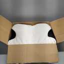 Cervical Pillow for Neck Pain Relief, Ergonomic Contour Orthopedic Pillow for Sleeping Shoulder Pain & Support, Cozy Memory Foam Neck Pillow with Pillowcase for Side Back Stomach Sleeper(Black)