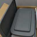 8Piece Deep Glass Baking Dish Set with Plastic lids, Rectangular Glass Bakeware Set with Lids, Baking Pans for Lasagna, Leftovers, Cooking, Kitchen, Freezer to Oven and Dishwasher, Gray