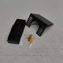 EV Charger Holder - Enduring Metal EV Charging Box Holder Adjustable for Different Size EV Mobile Charger Controller, Black Wall Mount Bracket Fit Max Size 4.76x2.95 Inches