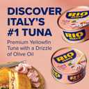 Rio Mare Premium Yellowfin Tuna with a Drizzle of Olive Oil, 2.3 Ounce Can (24 Pack), Italy's No.1 Tuna Brand, Wild Caught, High Protein Canned Tuna, No Draining Required