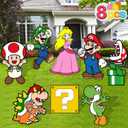 Mario Birthday Party Supplies, 8PCS Yard Signs with Stakes, Outdoor Lawn Party Decor, Mario Birthday Party Decorations, Yard Signs for Super Mario Theme Birthday Party