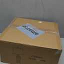 25" Vintage Farmhouse Jar Table Lamps, Single Rustic Bedside Lamp with USB A+C Ports & AC Outlet, Nightstand Lamps for Living Room, Bedroom, End Table, Grey White(LED Bulb Included)