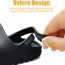 bolukets Toddler Little Kids Slides Sandals, Summer Slip On Lightweight Slippers for Boys and Girls, Beach Pool Anti-Slip Water Shoes Indoor Outdoor Sandals (Black)