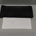 SEG Direct Genuine Leather Steering Wheel Cover, Stitch On Wrap, Breathable Cowhide Steering Wheel Wrap, Standard Size 15 Inch, for Car Truck SUV Pickup Boat, DIY Sewing with Needle Thread, Black