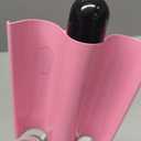 3 Barrel Curling Iron Hair Crimper: Birthday Gifts for Women Aleath Dual Voltage Adjustable Temperature Three Barrels Hair Waver - Ceramic 1 inch Curler Wand (Pink)