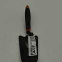 Bend-Proof Garden Trowel - Heavy Duty Polished Stainless Steel - Rust Resistant Oversized Garden Hand Shovel for Quicker Work - Digs Through Rocky/Heavy soils - Comfort Grip (1), Black