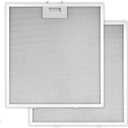 2-Pack WA0575 Range Hood Filter 14.4"x13.5"x0.35" Replacement Compatible with Vissani 30-inch Pyramid or Wall Mount Hood, 5-Layer Aluminum Mesh Grease Filter