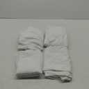 Pesonlook 4 Pack White Round Tablecloth 90 Inch, Polyester Table Cloth for Round Tables, Washable Table Cloth Stain and Wrinkle Resistant Decorative Table Cover for Wedding Party Dining Banquet