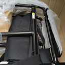 Drive Medical Deluxe Lightweight Aluminum Transport Wheelchair, Black, 17"