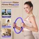 Pilates Kit 13Pcs Home Pilates Essentials Workout Kit with 13" Ring, 10" Ball and Resistance Bands for Women at Home Pilates Equipment Set for BeginnersElectric Purple