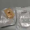 2 Pcs Silicone Ear Model Left and Right Soft Flexible Model Fake Ear Piercing Practice Silicone Body Parts Realistic for Jewelry Display Acupuncture Mannequin Teaching Instruction