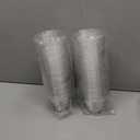 100 Pack - 20 oz Clear Plastic Cups with Lids, Sturdy & Food Safe Iced Coffee Cups with lids, Disposable Plastic Smoothie Cups for Cold Drinks, Sip Lids