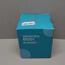 Kivik Weighted Lap Blanket, 7 lbs Weighted Lap Pad for Adults, Small Travel Weighted Blanket for Relaxation, Portable & Breathable, Grey, 24"x29"