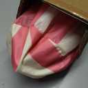 Rhino Valley Beach Cabana, 8 * 8FT Beach Tent UPF50+ Protection, Easy Setup Beach Canopy Wind Resistant with Cup Holder, Compact Beach Shade Foldable Beach Tent Sun Shelter, Pink & White Stripes
