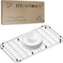 26" x 14" Sink Protector for Kitchen Sink - Stainless Steel Kitchen Sink Rack for Bottom for Sink - Sink Mat - Sink Drying Rack - Kitchen sink protector - Farm Sink Rack for Bottom of Sink