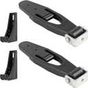 Pack of 2 HLK1035 Hood Latch Strap with Catch Bracket Kit Compatible with Kenworth T300 T600 T800 W900 1987-2010 Compatible with Peterbilt 357 367 377 378 379 1987-2007 L56-0001 23-13857